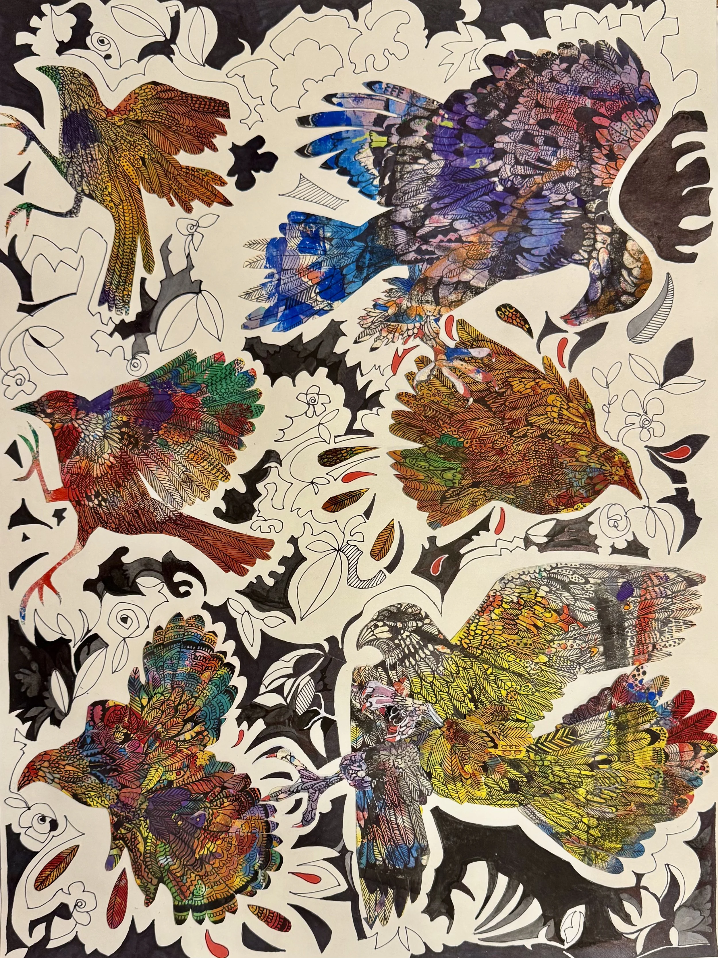 Paper Collages — SepiGolArt
